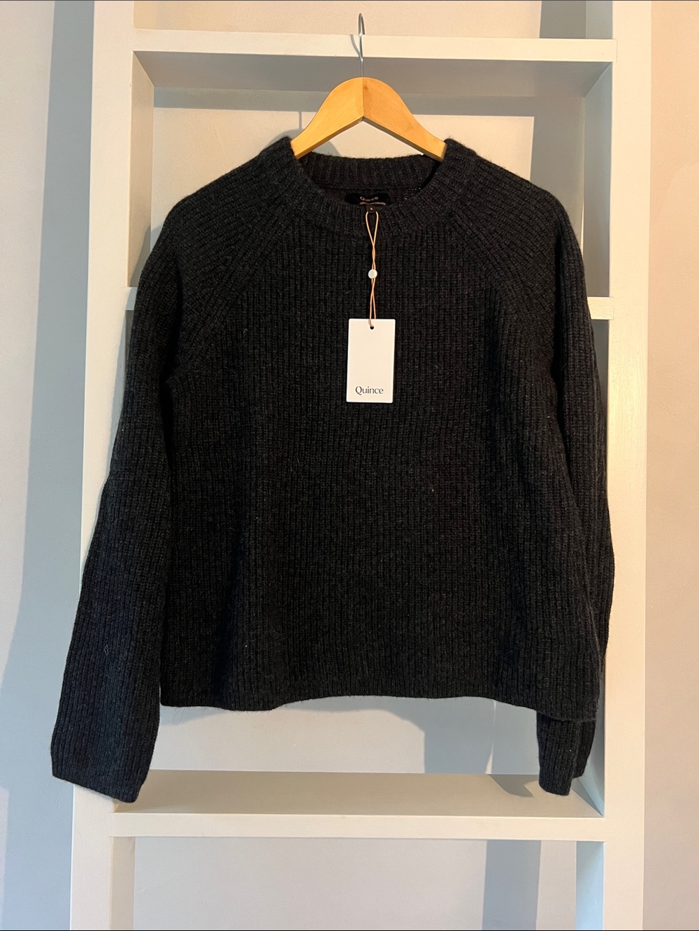 Quince NWT Mongolian Cashmere Fisherman’s sweater